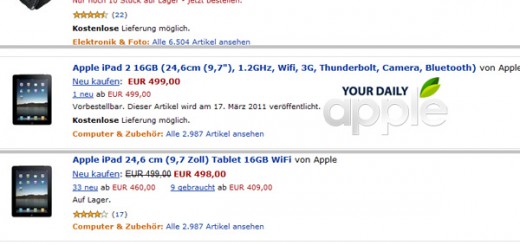 iPad 2 Amazon Germany listing rumor